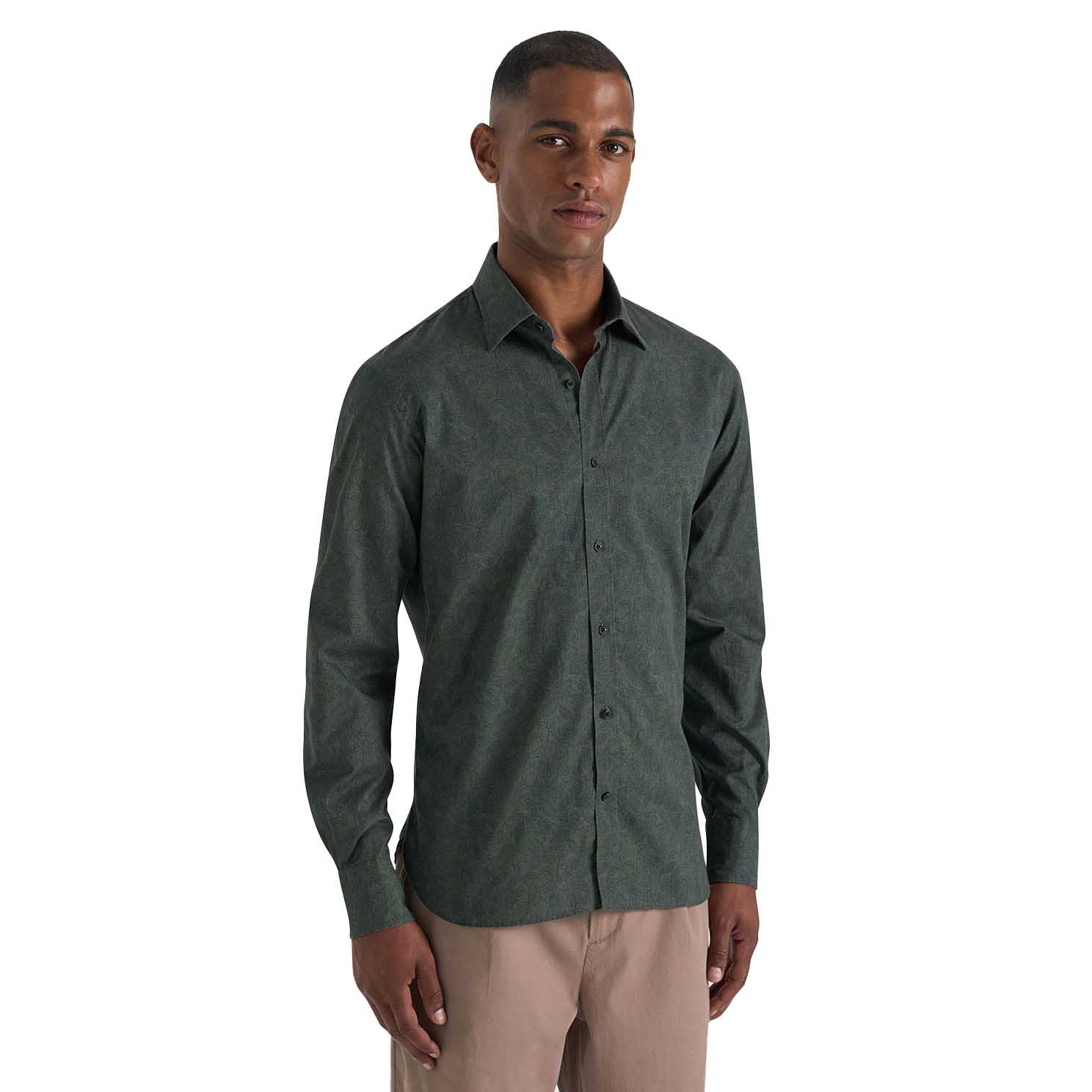 M.J. Bale Barocci Printed Shirt